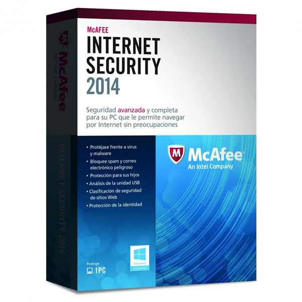 Mcafee Internet Security 2014 1 Lic